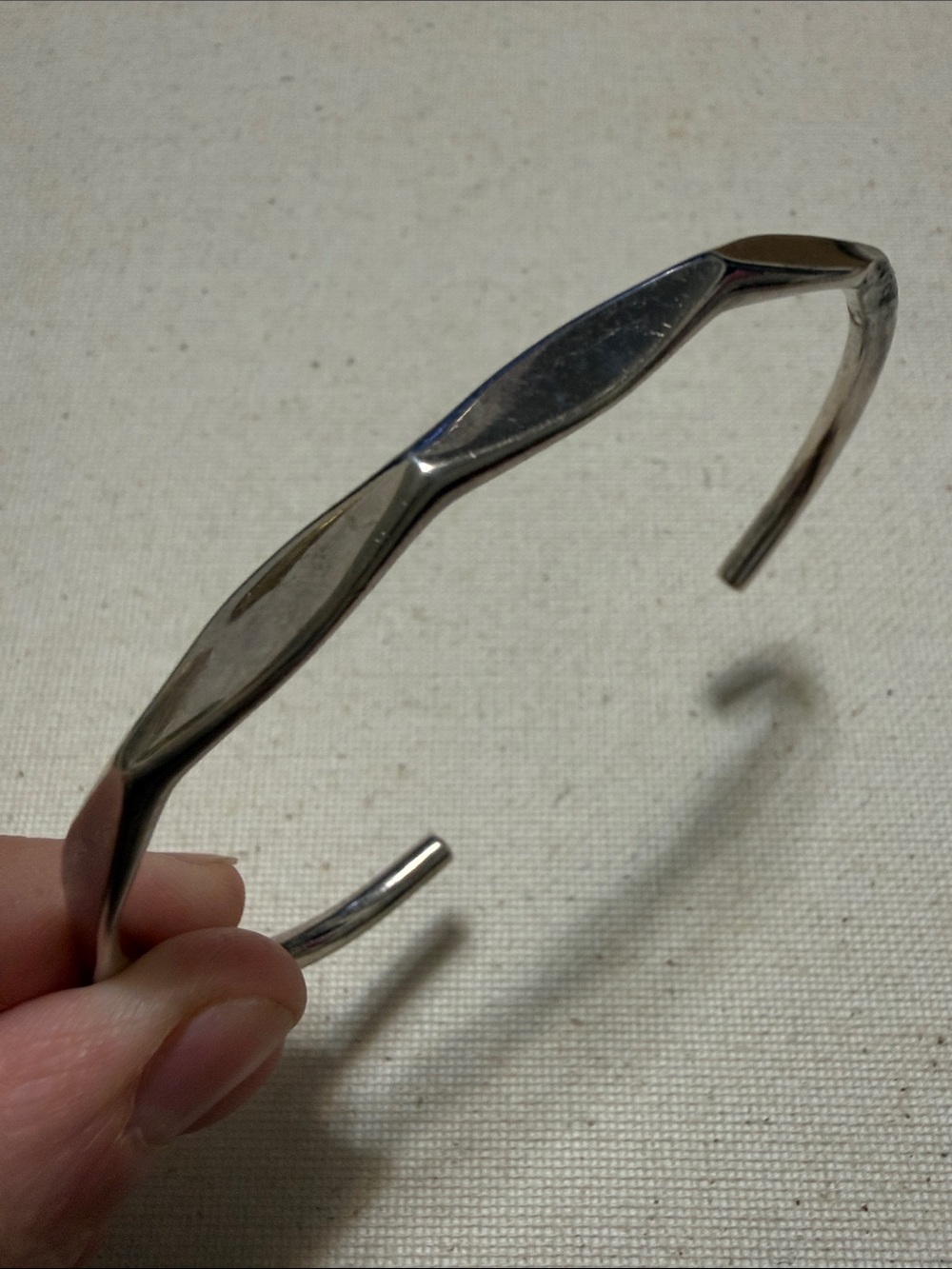 Lovely Sterling Silver 925 Mexico Open Cuff Bracelet